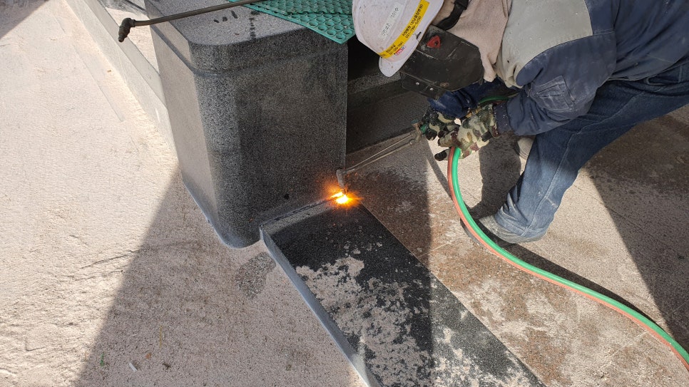 화강석버너마감